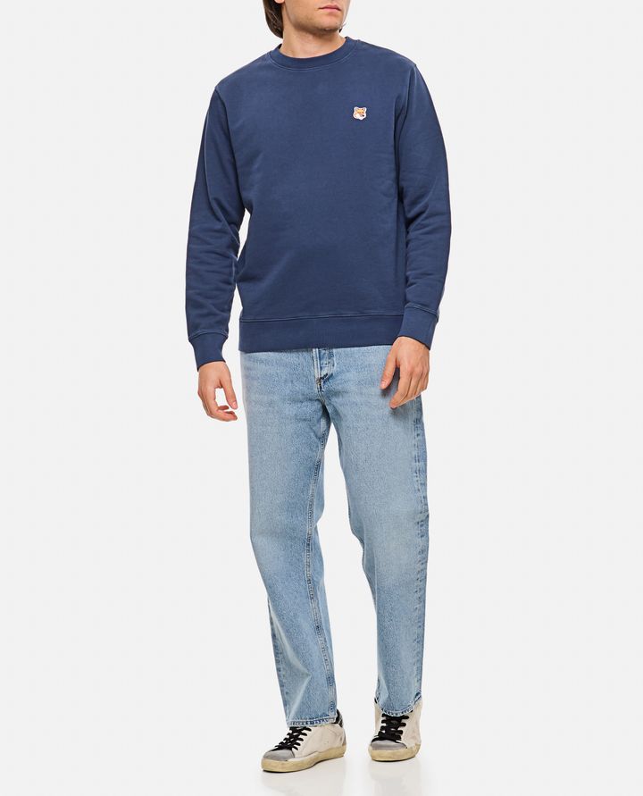 Maison Kitsuné - CREWNECK SWEATSHIRT FOX PATCH_2