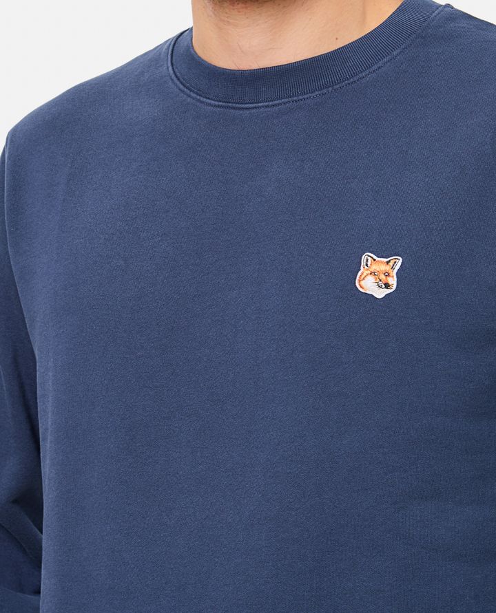 Maison Kitsuné - CREWNECK SWEATSHIRT FOX PATCH_4