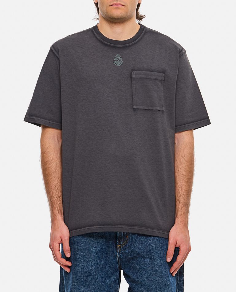 Alexander Mcqueen T-shirt Bleach In Black