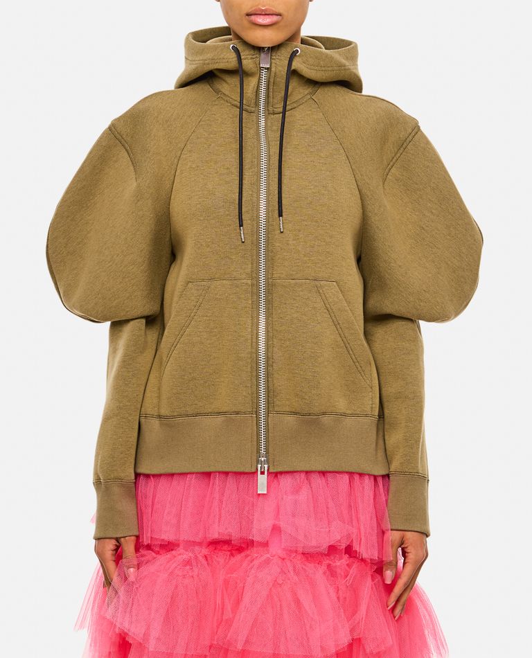 SACAI SPONGE SWEAT HOODIE