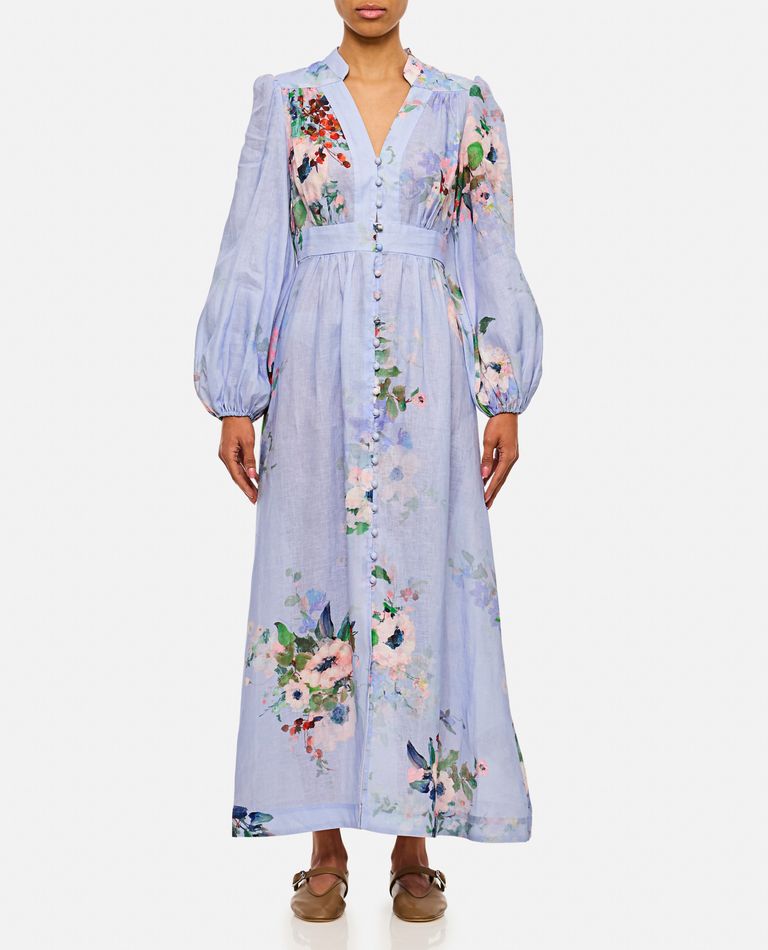 AUGUST WRAP MINI LINEN DRESS for Women - Zimmermann sale | Biffi AUGUST WRAP MINI LINEN DRESS for Women - Zimmermann sale | Biffi