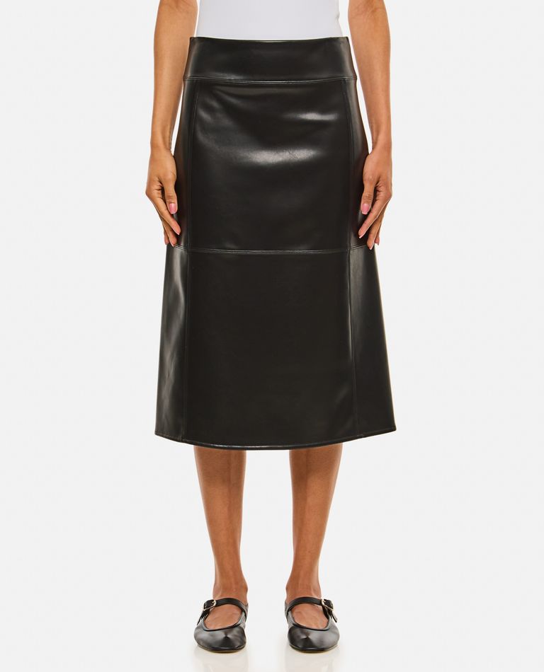 Shop 's Max Mara Volonta Eco Leather Skirt In Black