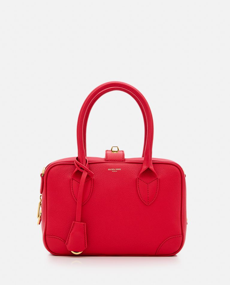 Golden Goose Vita Leather Handbag In Black
