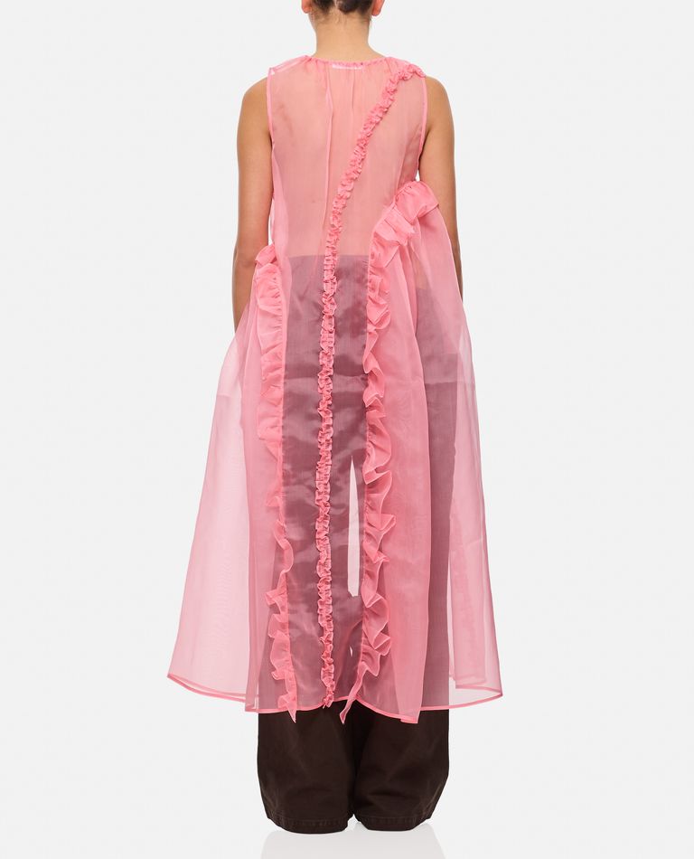 OPAL RUFFLE SILK SATIN DRESS for Women - Cecilie Bahnsen | Biffi