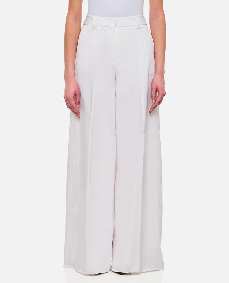 The Latest Thelatest Light Pink Alek Trousers In White