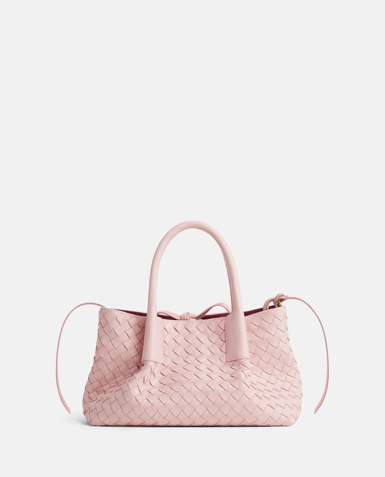 MINI JODIE INTRECCIATO LEATHER TOP HANDLE BAG for Women