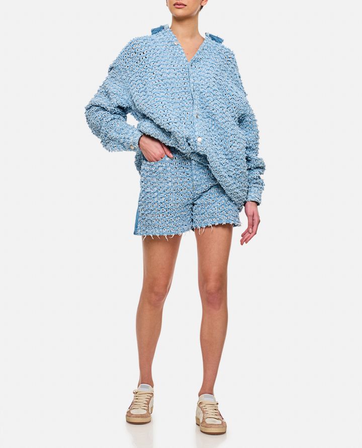 Stella McCartney - BOUCLE DENIM SHORT_2