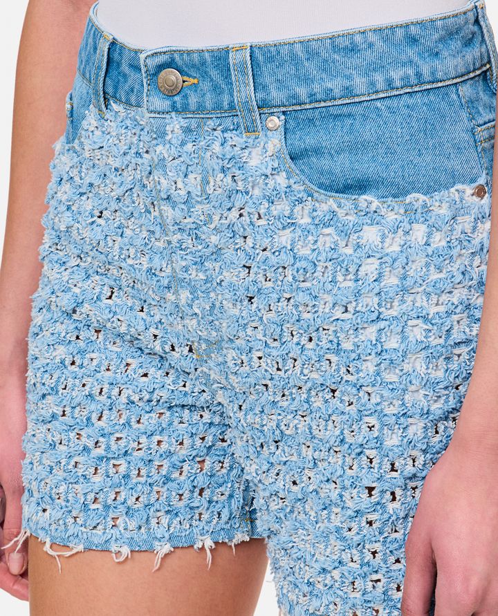 Stella McCartney - BOUCLE DENIM SHORT_4