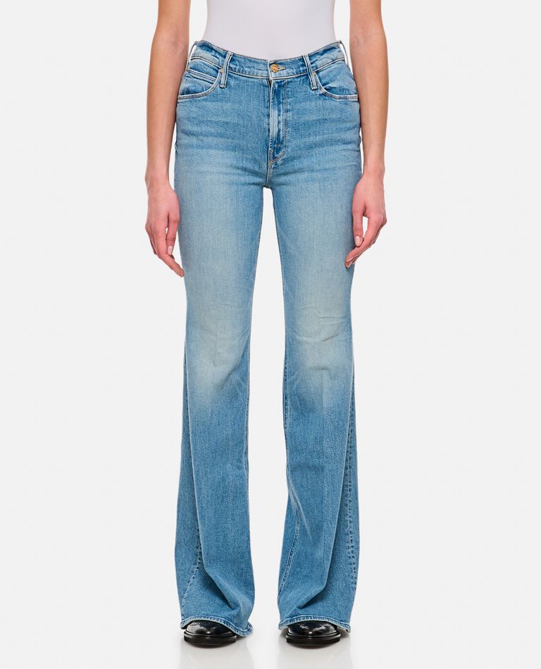 Shop Mother The Doozy Jeans In Sky Blue