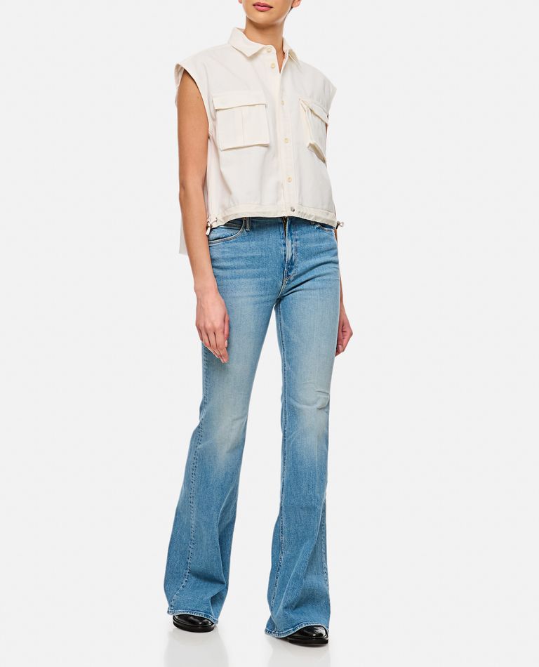 Shop Mother The Doozy Jeans In Sky Blue
