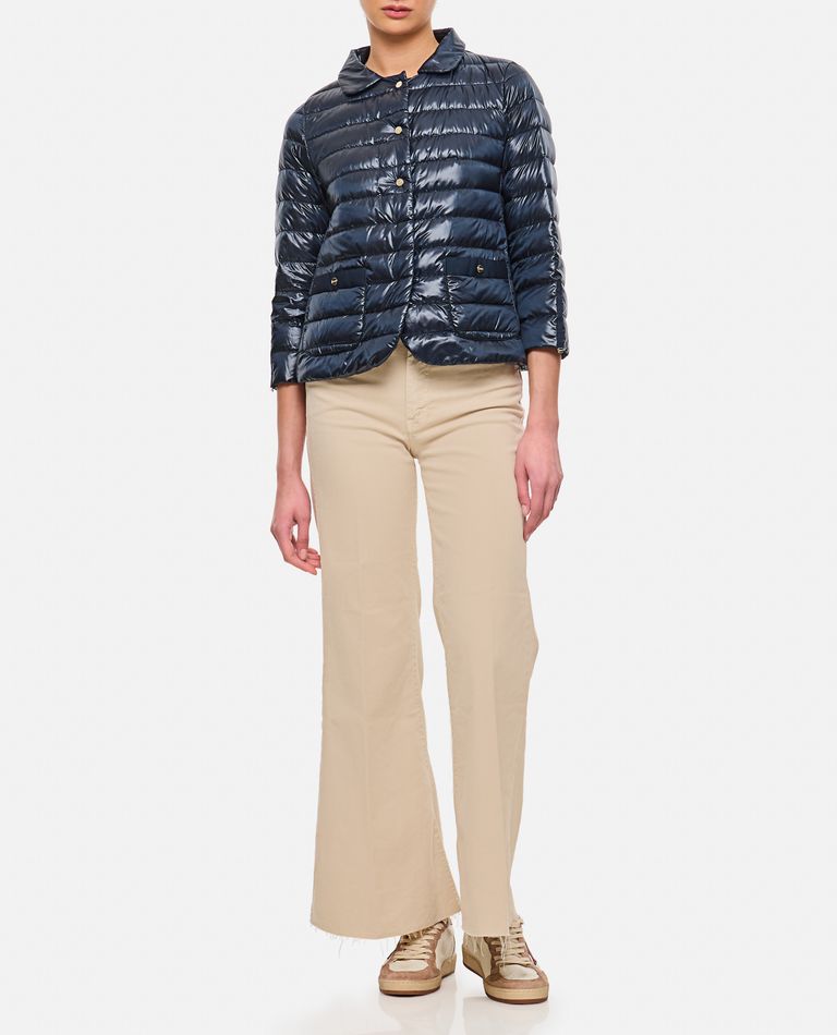 Herno Nylon Downjacket In Blue