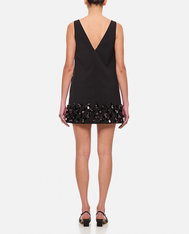 Self-Portrait - CREPE 3D SEQUIN MINI DRESS_3