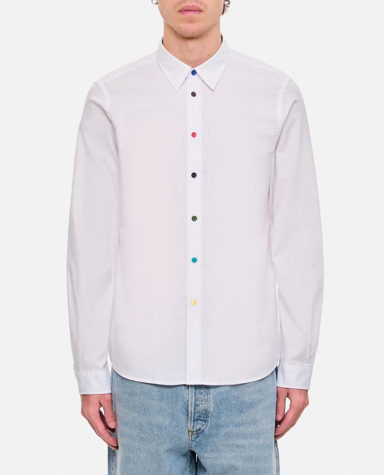 PS BY PAUL SMITH LS TAILORED FIT SHIRT SS BUTTON 