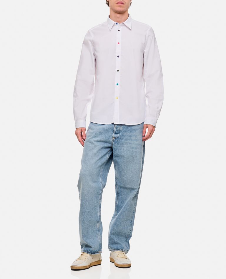PS BY PAUL SMITH LS TAILORED FIT SHIRT SS BUTTON
