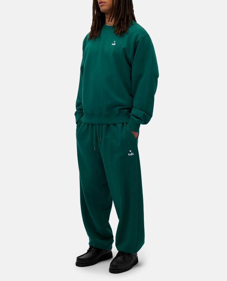 Arte Antwerp Heart Sweatshirt In Green
