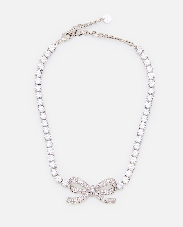 Self-Portrait - DIAMANTE BOW TENNIS CHOKER_1