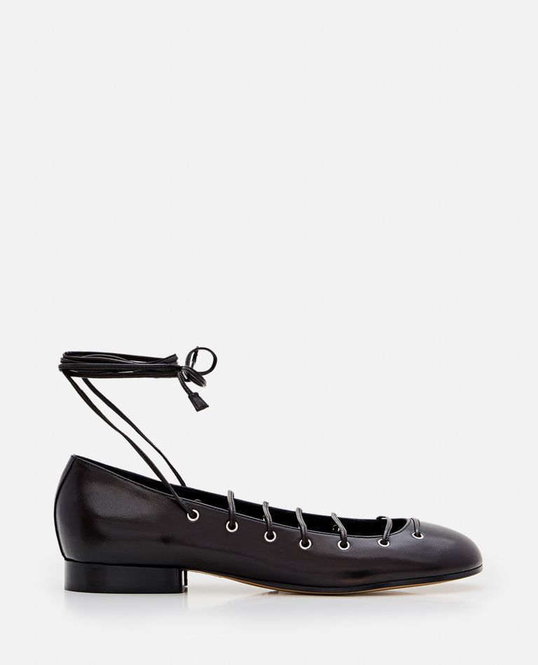 Durazzi Milano Ballerina Cross Over Laces In Black