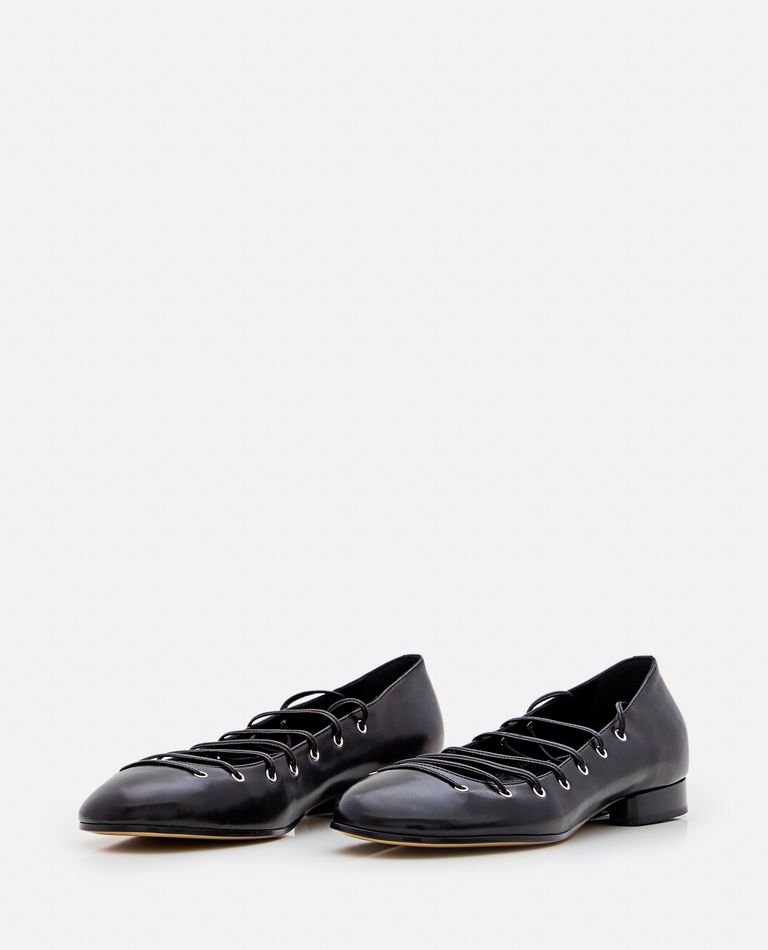 Durazzi Milano Ballerina Cross Over Laces In Black