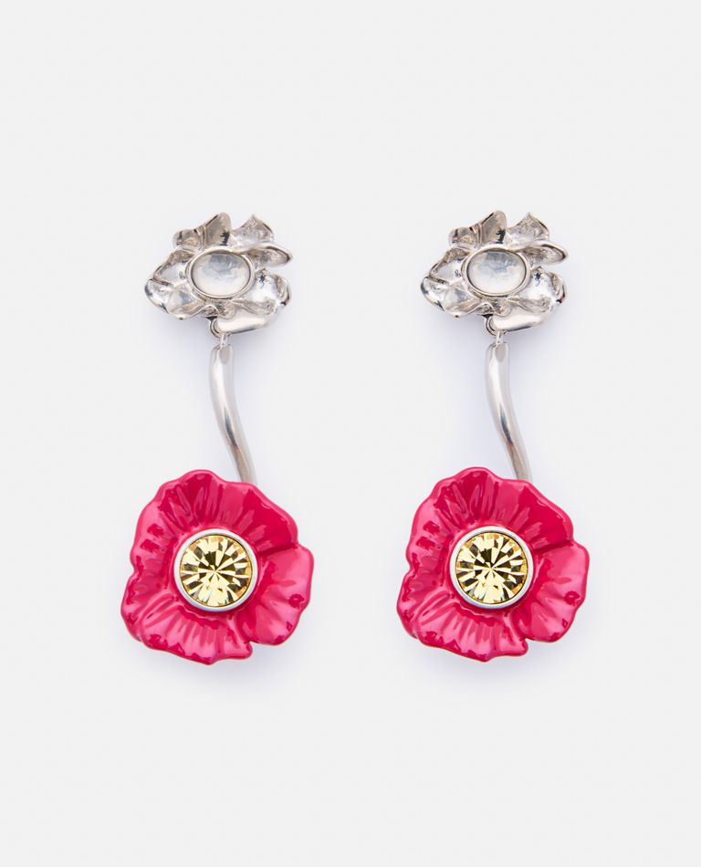 Marni Multicolor Floral Earrings In Multicolor