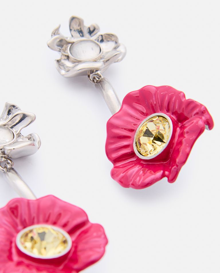 Marni Multicolor Floral Earrings In Multicolor