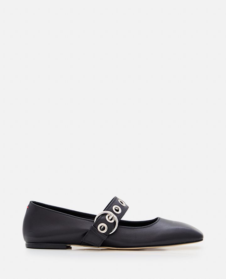Aeyde - UMA EYELET NAPPA LEATHER BLACK_1