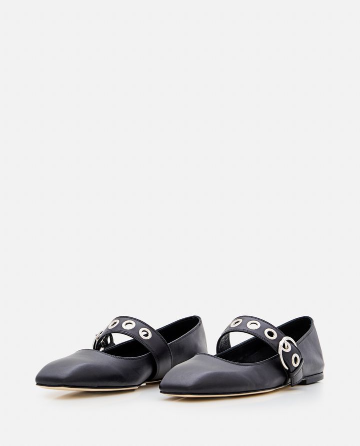 Aeyde - UMA EYELET NAPPA LEATHER BLACK_2