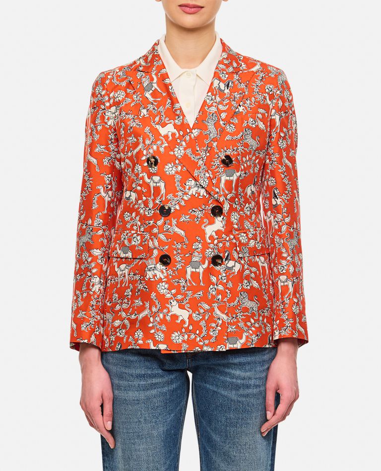 Alberto Biani Jacket In Orange