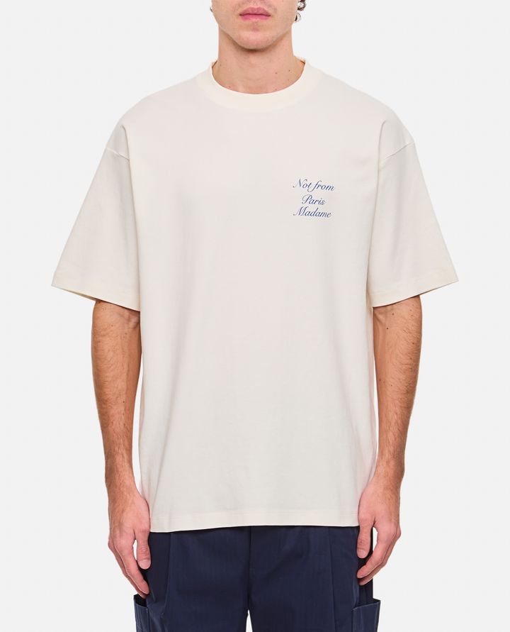 Drôle De Monsieur - T-SHIRT SLOGAN CURSIVE_1