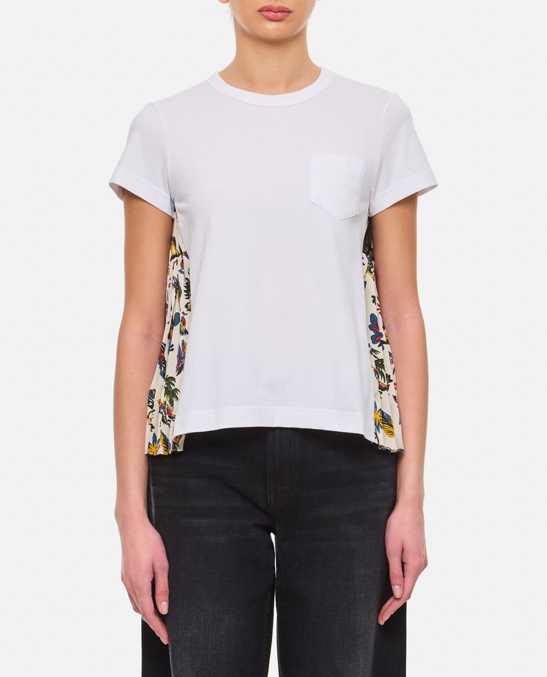 CAR RACE / TROPICAL PRINT T-SHIRT for Women - Sacai | Biffi
