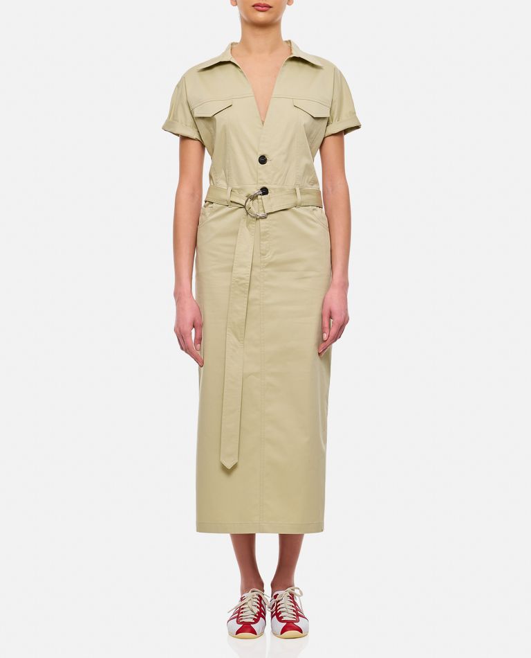 Halfboy Sahariana Dress In White