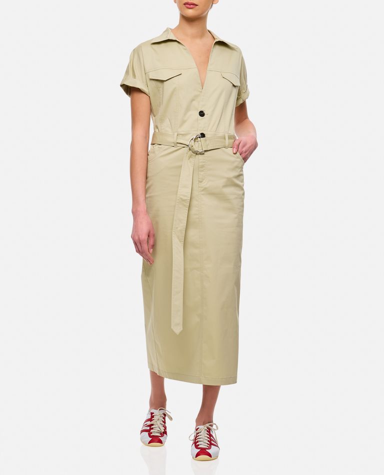 Halfboy Sahariana Dress In White