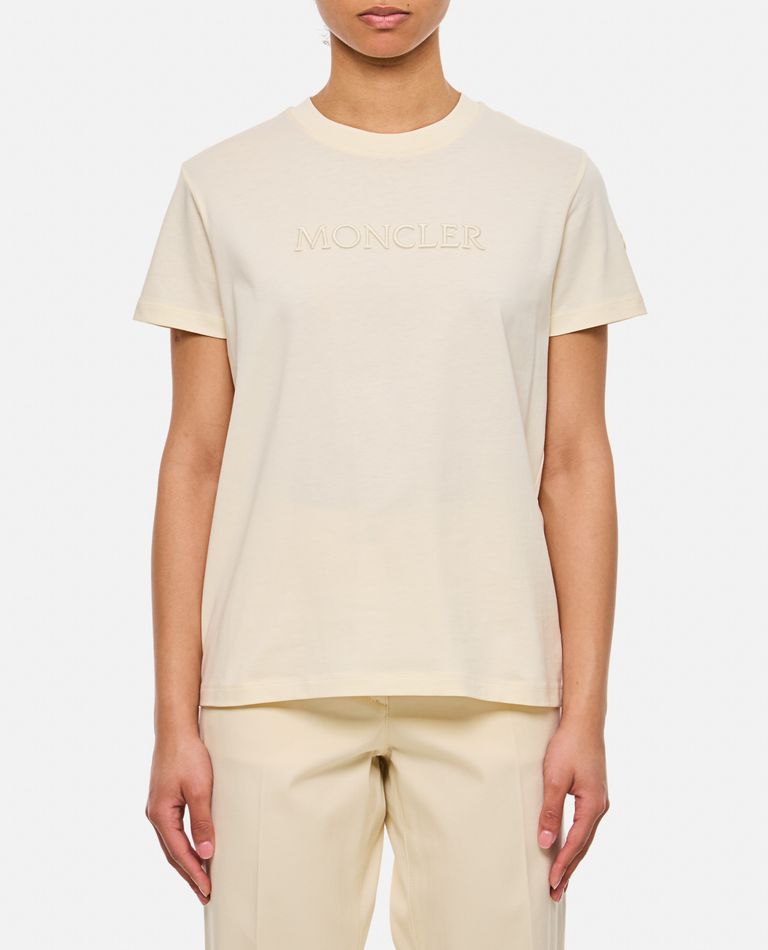 Moncler Logo T-shirt In White