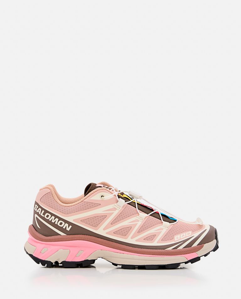Salomon 'xt-6' Pink Sneaker With Logo Applied On The Tongue And Chunky Sole In Rose