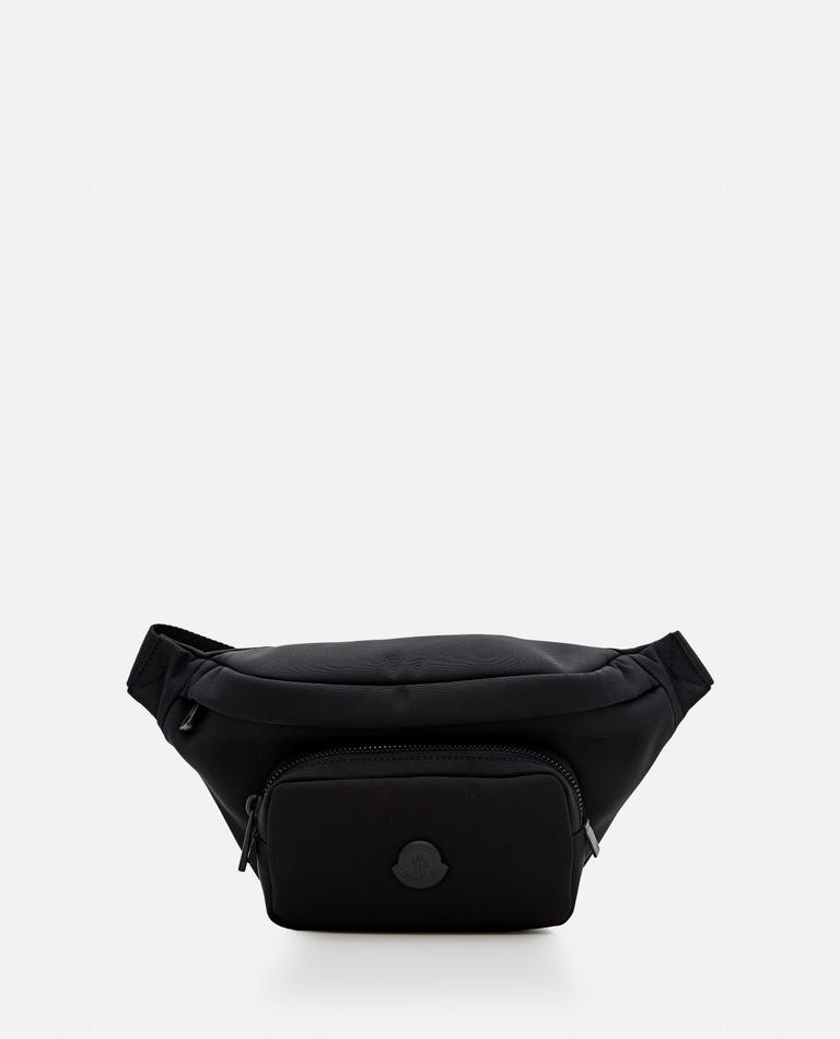 Moncler Durance Logo-patch Belt Bag In Black