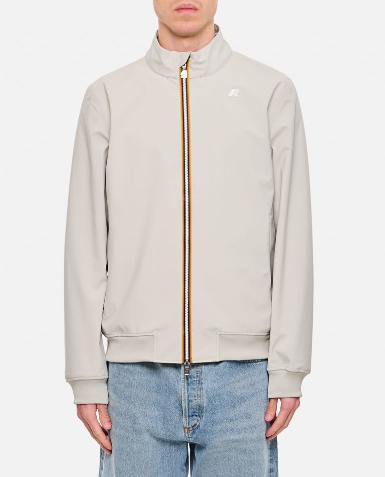 K-way Jake Eco Plus Double Jacket In Beige