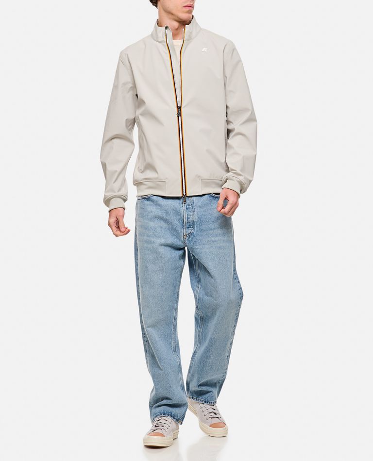 K-way Jake Eco Plus Double Jacket In Beige