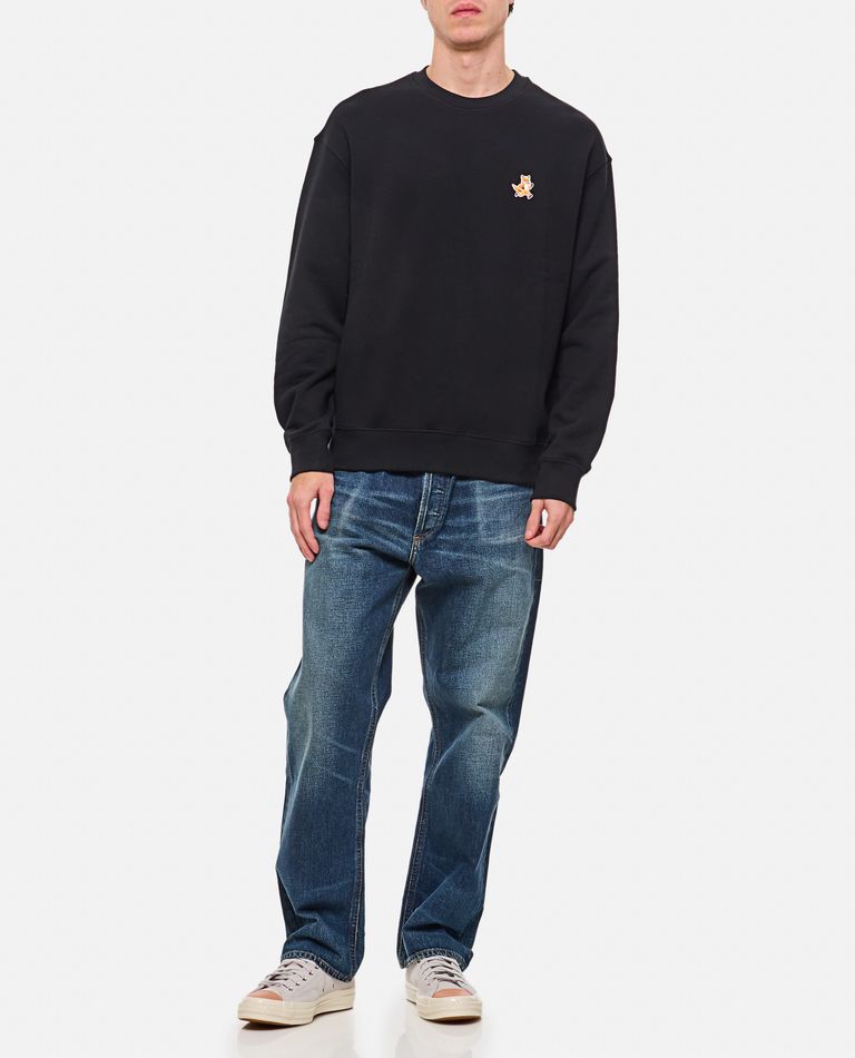 Maison Kitsuné Maison Kitsune "speedy Fox Comfort Fit Sweat In Black