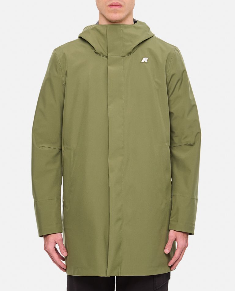 K-way Jacket Tommy Bonded In Green