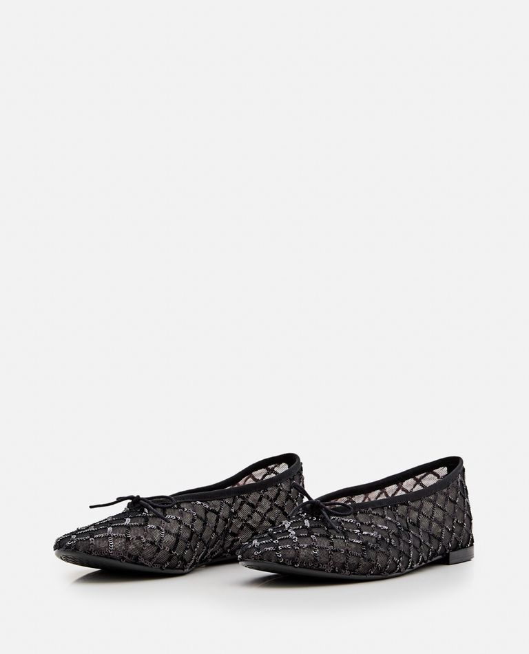 Repetto Black Lilouh Almond-toe Ballerina Flats In Black