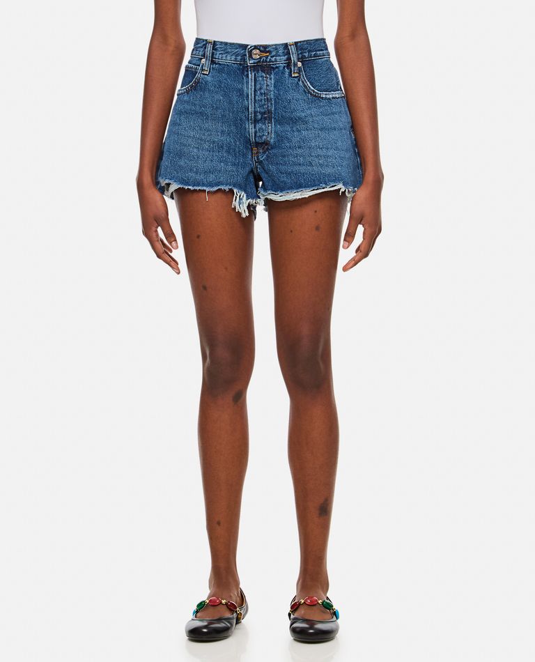 Shop Frame The Hang Short In Blue