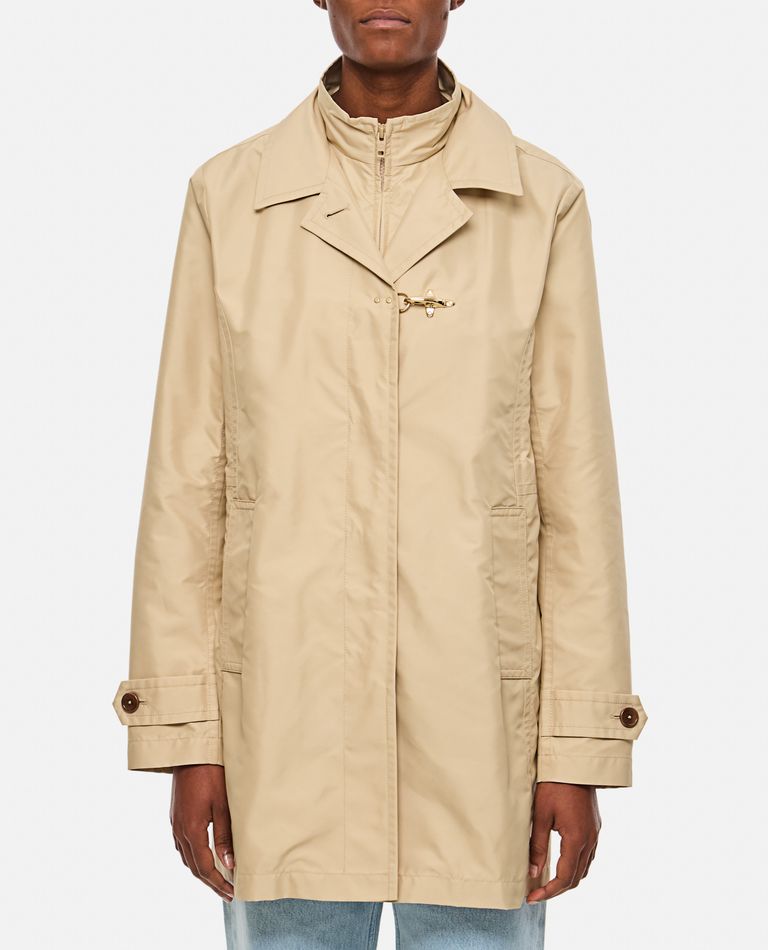 Fay Jacket Virginia Morning D.front In Beige