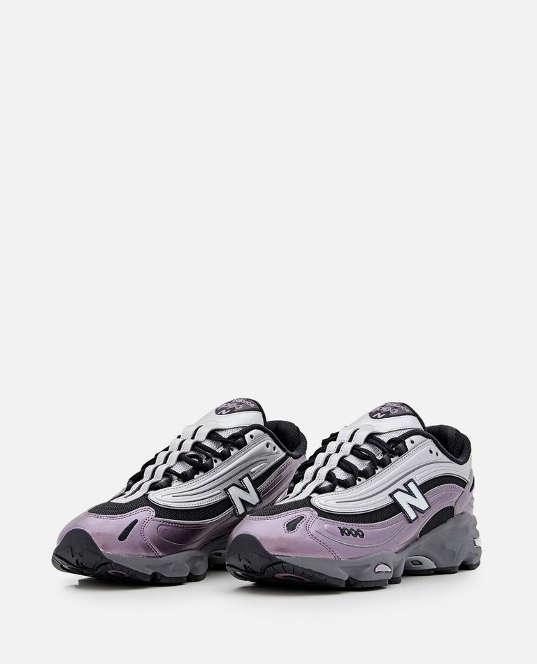 New Balance 1000 Sneakers Dark Ice Wine / Silver Metallic In Multi