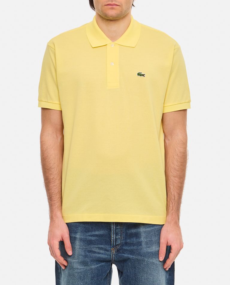 Lacoste Mens Classic Fit Polo Shirt In Yellow
