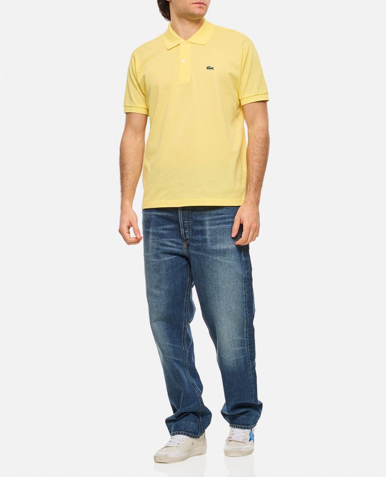Lacoste Mens Classic Fit Polo Shirt In Yellow