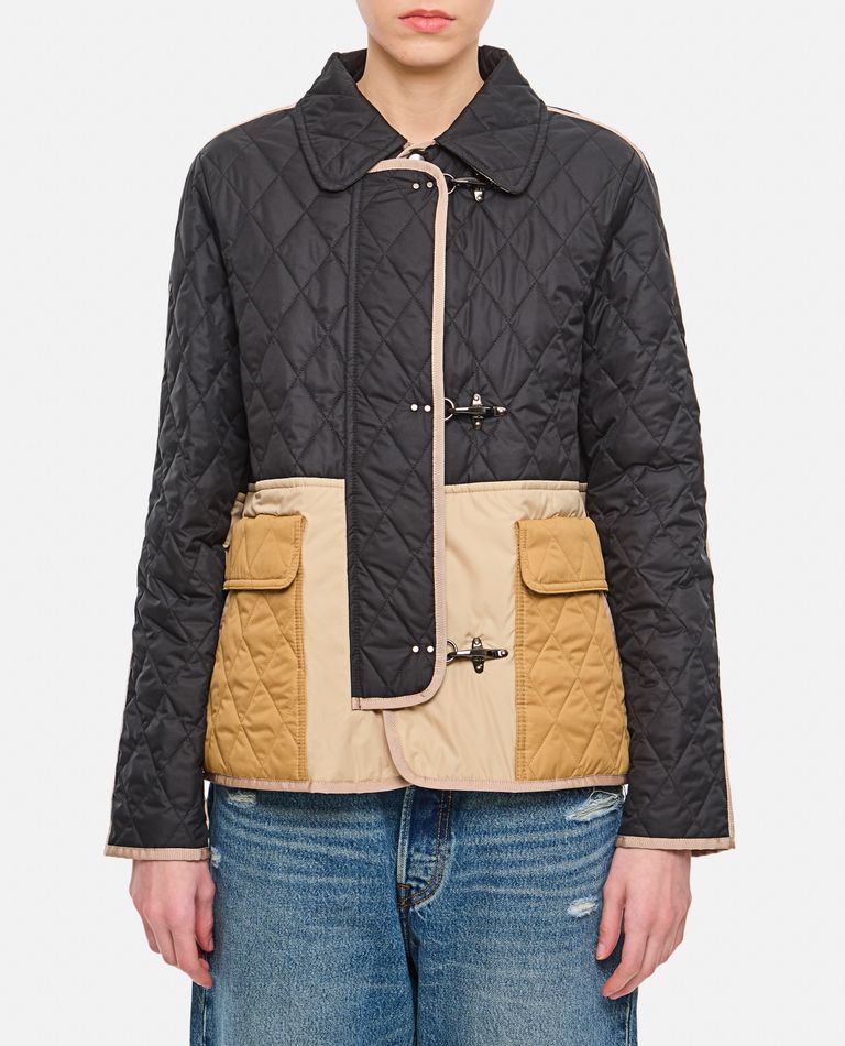 Fay Padded Jacket In Black