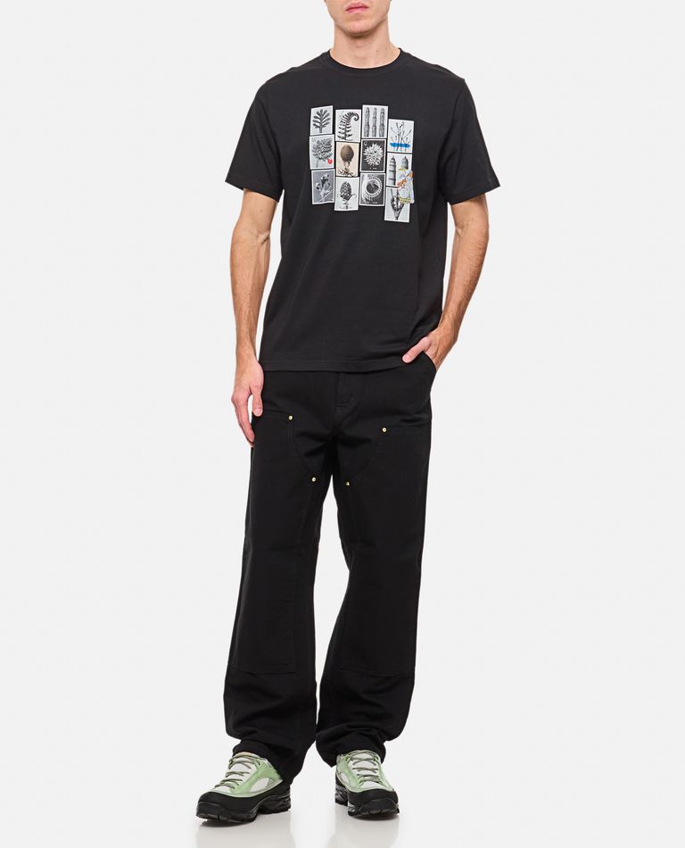 Carhartt Double Knee Straight-leg Cotton-canvas Carpenter Trousers In Black