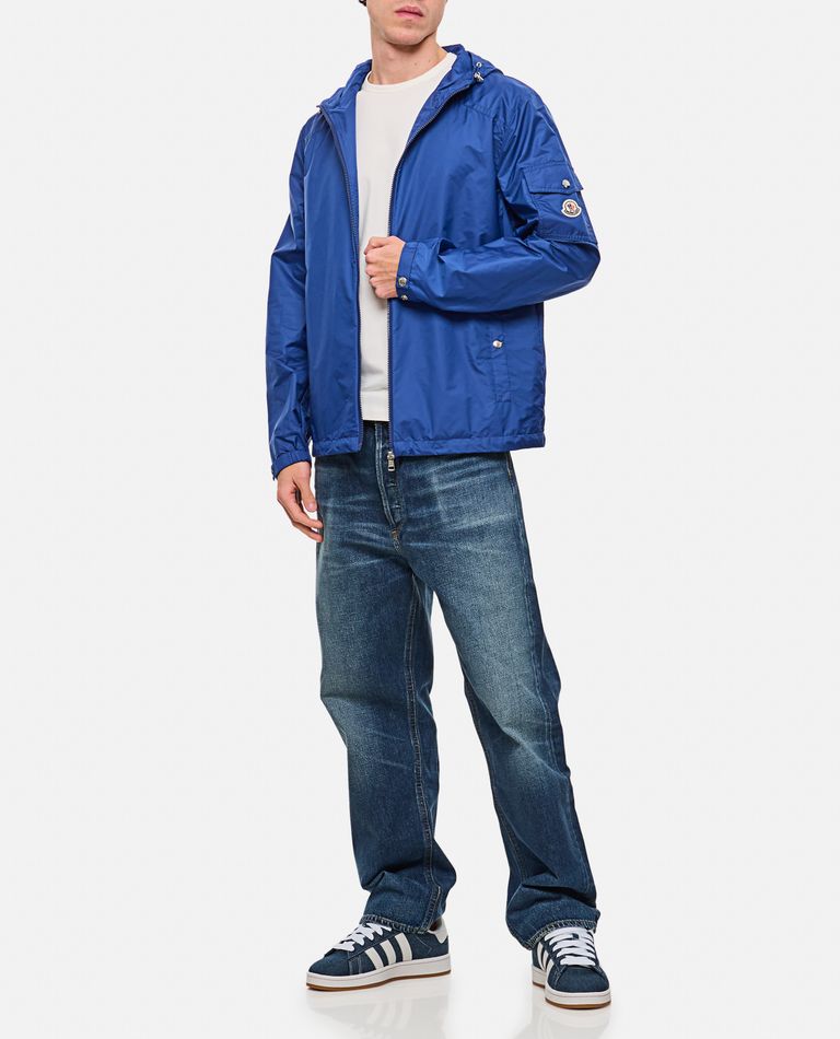 Shop Moncler Jacket In Blue
