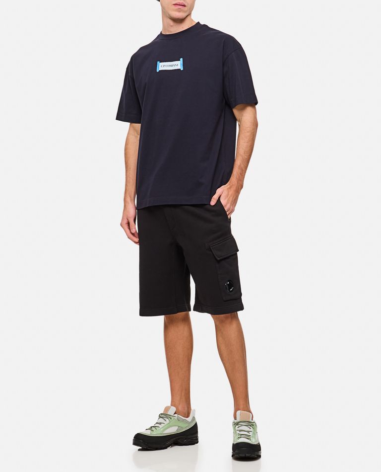 C.p. Company C.p.company Bermuda Sweatshirt In Black