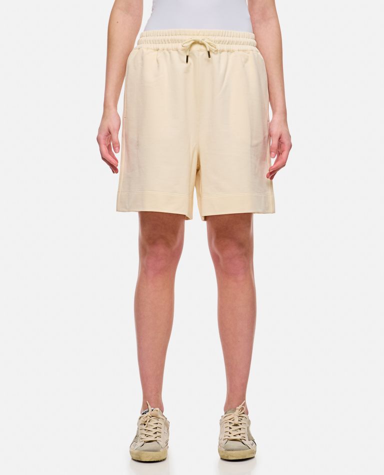 Moncler Outdoor Shorts Trousers Beige In Rose