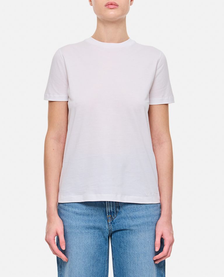 Polo Ralph Lauren Womens Cotton Blend Short Sleeve T-shirt In White
